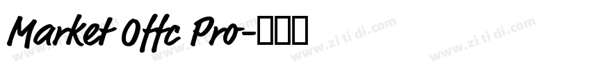 Market Offc Pro字体转换